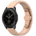 46 mm Edelstahlarmband mit Faltschließe, für Galaxy Watch