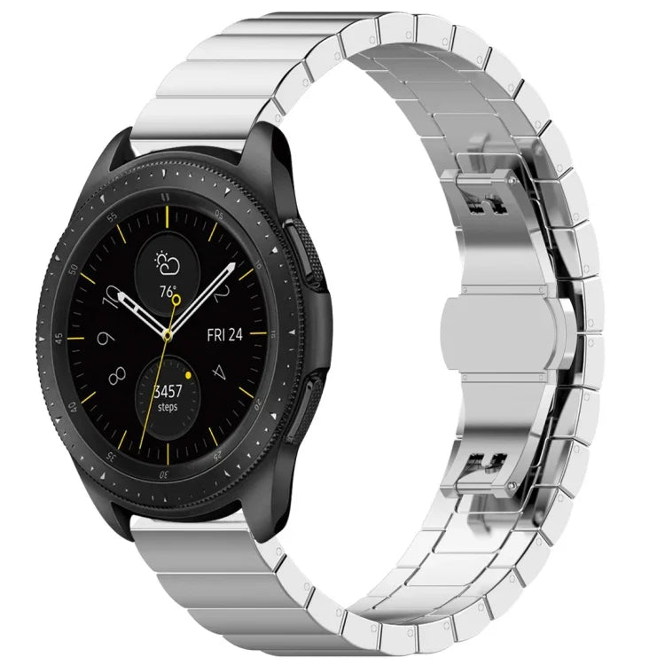 46 mm Edelstahlarmband mit Faltschließe, für Galaxy Watch