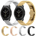 46 mm Edelstahlarmband mit Faltschließe, für Galaxy Watch