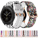 46 mm Silikonarmband mit Aufdruck, für Galaxy Watch