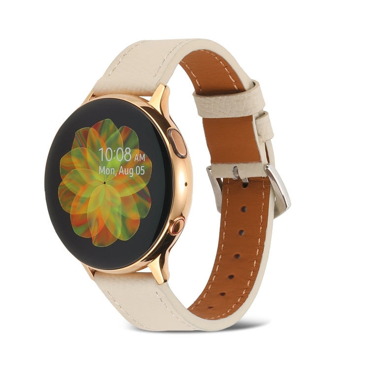 Echtleder-Uhrenarmband, für Samsung Galaxy Watch4 20mm