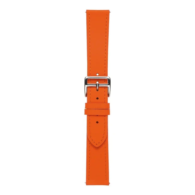 Glatt gewebtes Echtleder-Uhrenarmband, für Samsung Galaxy Watch4 20 mm, für Huawei Watch GT 3 Pro 22 mm