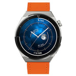 Glatt gewebtes Echtleder-Uhrenarmband, für Samsung Galaxy Watch4 20 mm, für Huawei Watch GT 3 Pro 22 mm