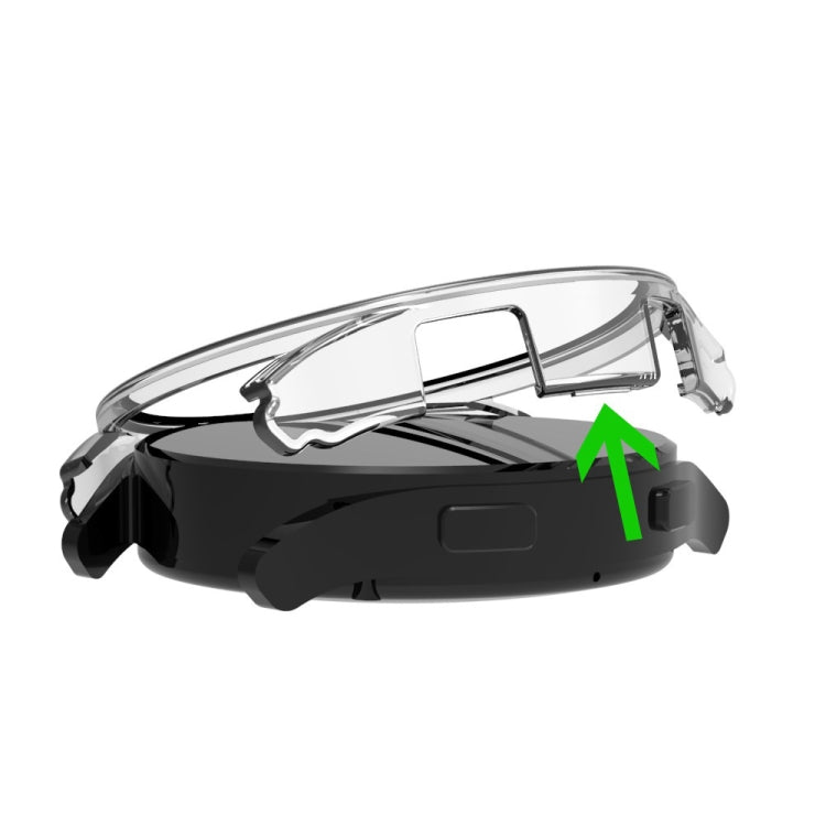 PC-Rahmen-Halbpackung Uhrengehäuse mit Skala, für Samsung Galaxy Watch4 40 mm, für Samsung Galaxy Watch4 44 mm