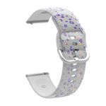 Transparentes, bedrucktes TPU-Silikon-Uhrenarmband, für Samsung Galaxy Watch4 (20 mm) und Huawei Watch GT 3 Pro (22 mm)