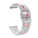Transparentes, bedrucktes TPU-Silikon-Uhrenarmband, für Samsung Galaxy Watch4 (20 mm) und Huawei Watch GT 3 Pro (22 mm)