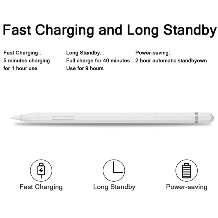 JD50 Aktiver Stylus-Stift mit Handballenerkennung für iPad ab Version 2018