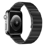 Magnetisches Edelstahl-Armband für Apple Watch Series 7 (41 mm), 6, SE, 5 und 4 (40 mm), 3, 2 und 1 (38 mm), 7 (45 mm), 6, SE, 5 und 4 (44 mm) sowie 3, 2 und 1 (42 mm)