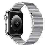 Magnetisches Edelstahl-Armband für Apple Watch Series 7 (41 mm), 6, SE, 5 und 4 (40 mm), 3, 2 und 1 (38 mm), 7 (45 mm), 6, SE, 5 und 4 (44 mm) sowie 3, 2 und 1 (42 mm)
