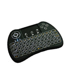H9 2,4 GHz Mini-Funk-Air-Mouse mit QWERTZ-Tastatur, weißer Hintergrundbeleuchtung und Touchpad für PC und Fernseher