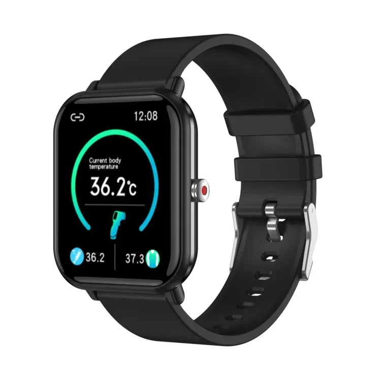 Q9 Pro Smartwatch mit 1,7-Zoll-TFT-HD-Bildschirm, unterstützt Körpertemperatur- und Herzfrequenzmessung