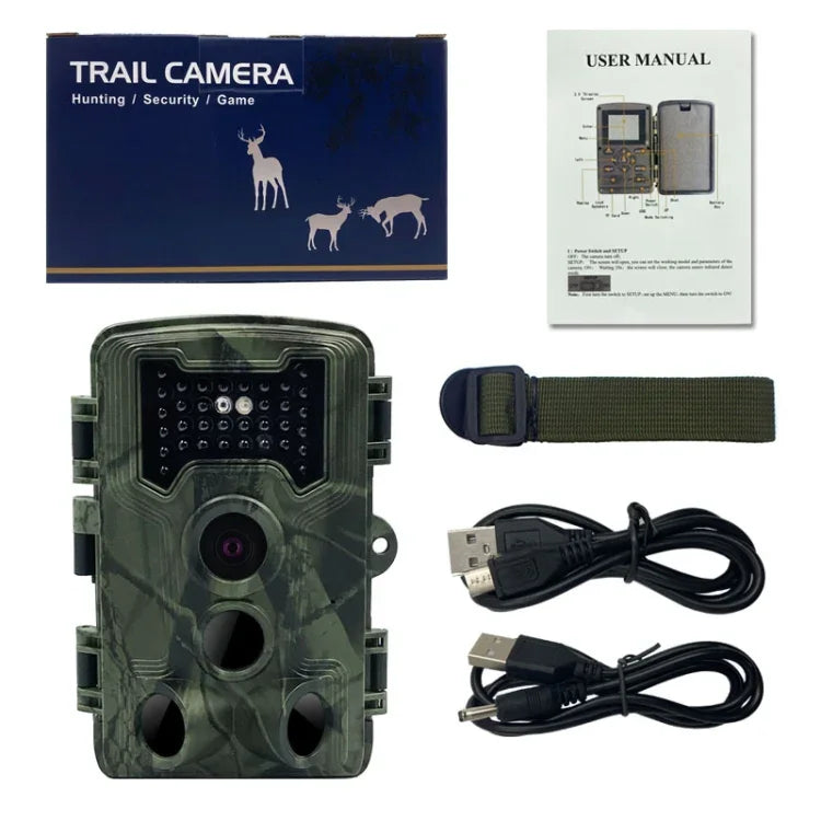 PR1000 2-Zoll-LCD-Bildschirm Infrarot-Nachtsicht-Bewegungserkennung Wildtier-Jagdkamera, PR1000