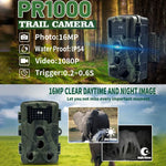 PR1000 2-Zoll-LCD-Bildschirm Infrarot-Nachtsicht-Bewegungserkennung Wildtier-Jagdkamera, PR1000