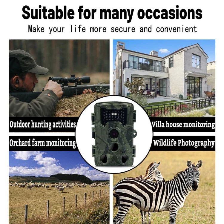 PR1000 2-Zoll-LCD-Bildschirm Infrarot-Nachtsicht-Bewegungserkennung Wildtier-Jagdkamera, PR1000