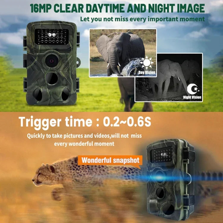 PR3000 Infrarot-Nachtsicht-Wildkamera mit 2-Zoll-LCD-Bildschirm, PR3000