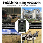 PR3000 Infrarot-Nachtsicht-Wildkamera mit 2-Zoll-LCD-Bildschirm, PR3000
