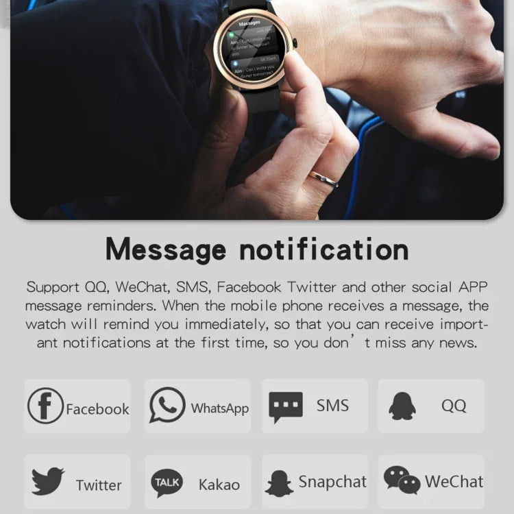 A60 Smartwatch mit 1,32 Zoll IPS-HD-Bildschirm, unterstützt Bluetooth-Anrufe und Blutdruckmessung