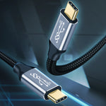 10Gbps USB-C / Type-C Stecker zu Stecker Ladungs- und Datenübertragungskabel, 50cm, 1m, 1.5m, 2m