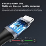 10Gbps USB-C / Type-C Stecker zu Buchse Ladungs- und Datenübertragungsverlängerungskabel, 25cm, 50cm, 1m, 2m