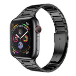 Schmale Edelstahl-Uhrenarmbänder für Apple Watch Series 7 (41 mm), 6, SE, 5, 4 (40 mm), 3, 2, 1 (38 mm) und 7 (45 mm), 6, SE, 5, 4 (44 mm) sowie 3, 2, 1 (42 mm).