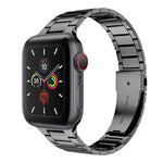Schmale Edelstahl-Uhrenarmbänder für Apple Watch Series 7 (41 mm), 6, SE, 5, 4 (40 mm), 3, 2, 1 (38 mm) und 7 (45 mm), 6, SE, 5, 4 (44 mm) sowie 3, 2, 1 (42 mm).