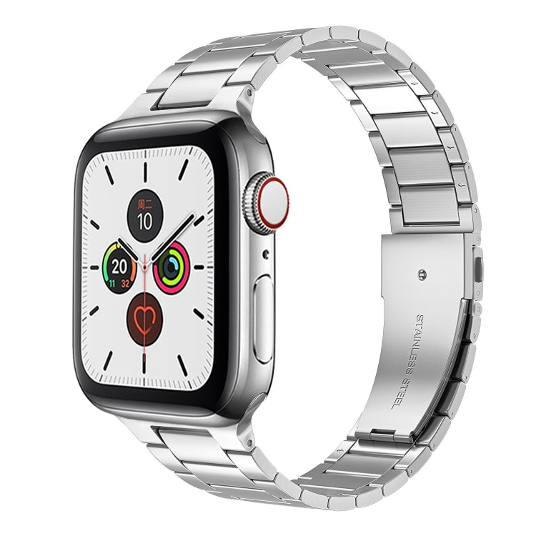 Schmale Edelstahl-Uhrenarmbänder für Apple Watch Series 7 (41 mm), 6, SE, 5, 4 (40 mm), 3, 2, 1 (38 mm) und 7 (45 mm), 6, SE, 5, 4 (44 mm) sowie 3, 2, 1 (42 mm).