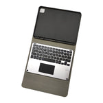RK11L Aluminiumlegierung Touch Bluetooth-Tastatur Horizontale Klapp-Lederhülle für iPad Pro 11 2020 / 2018 mit Halter & Stifthalter