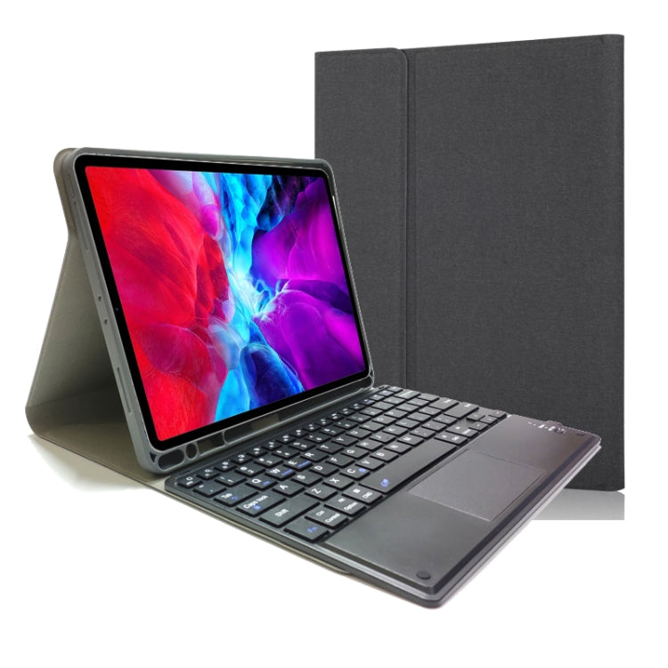 Abnehmbare Touch Bluetooth-Tastatur TPU Horizontale Klapp-Lederhülle für iPad Pro 11 2020 / 2018 mit Halter & Stifthalter, RK11C