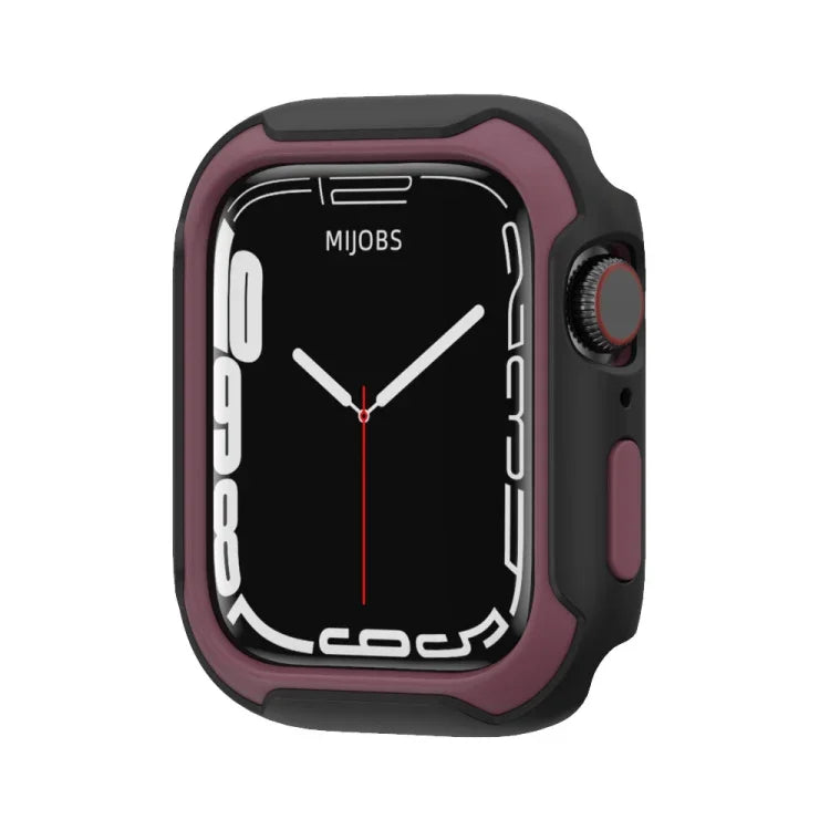 Detachable Two-color Watch Case For Apple Watch Series, 7 41mm / 6&SE&5&4 40mm, 7 45mm / 6&SE&5&4 44mm