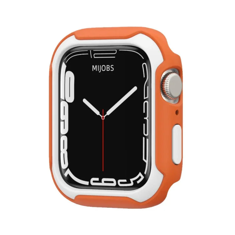 Detachable Two-color Watch Case For Apple Watch Series, 7 41mm / 6&SE&5&4 40mm, 7 45mm / 6&SE&5&4 44mm