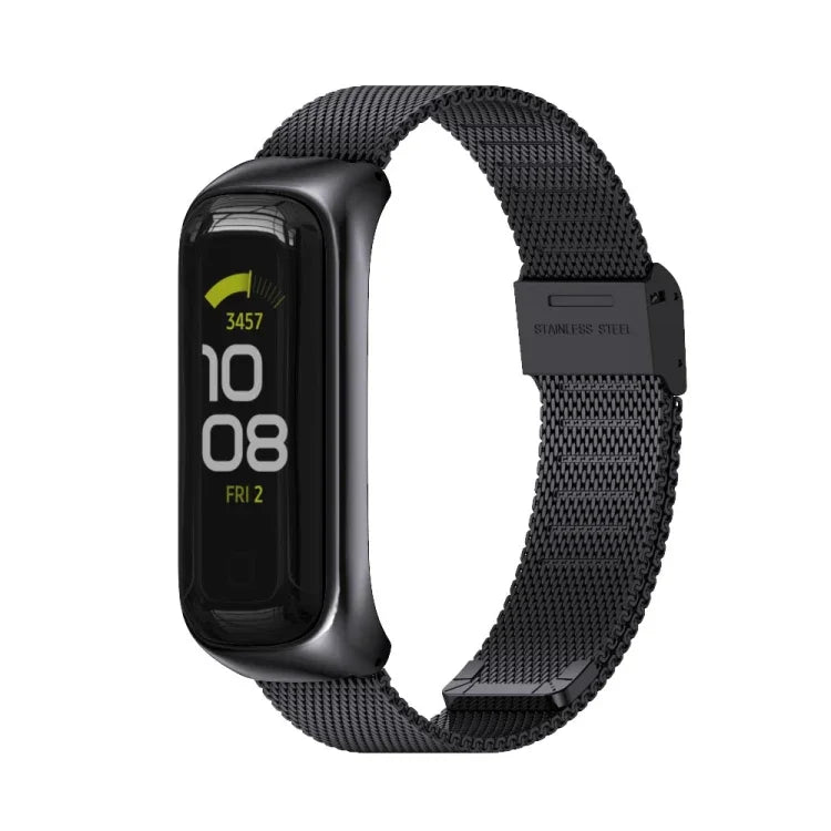 MIJOBS Milanaise-Armband aus Edelstahl, passend für Samsung Galaxy Fit 2