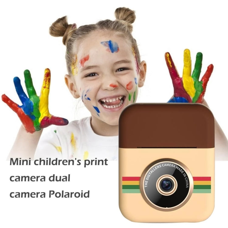 Ohne Speicherkarte CP08 2,4 Zoll IPS HD Bildschirm Kinder Sofortbildkamera, Ohne Speicherkarte, 16G, 32G