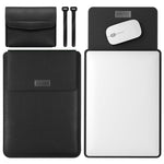 4 in 1 Leichte und tragbare Leder-Computertasche, 11/12 Zoll, 13/14 Zoll, 15.4/15.6/16.1 Zoll