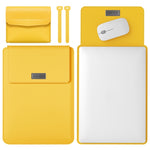 4 in 1 Leichte und tragbare Leder-Computertasche, 11/12 Zoll, 13/14 Zoll, 15.4/15.6/16.1 Zoll
