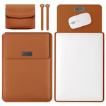 4 in 1 Leichte und tragbare Leder-Computertasche, 11/12 Zoll, 13/14 Zoll, 15.4/15.6/16.1 Zoll