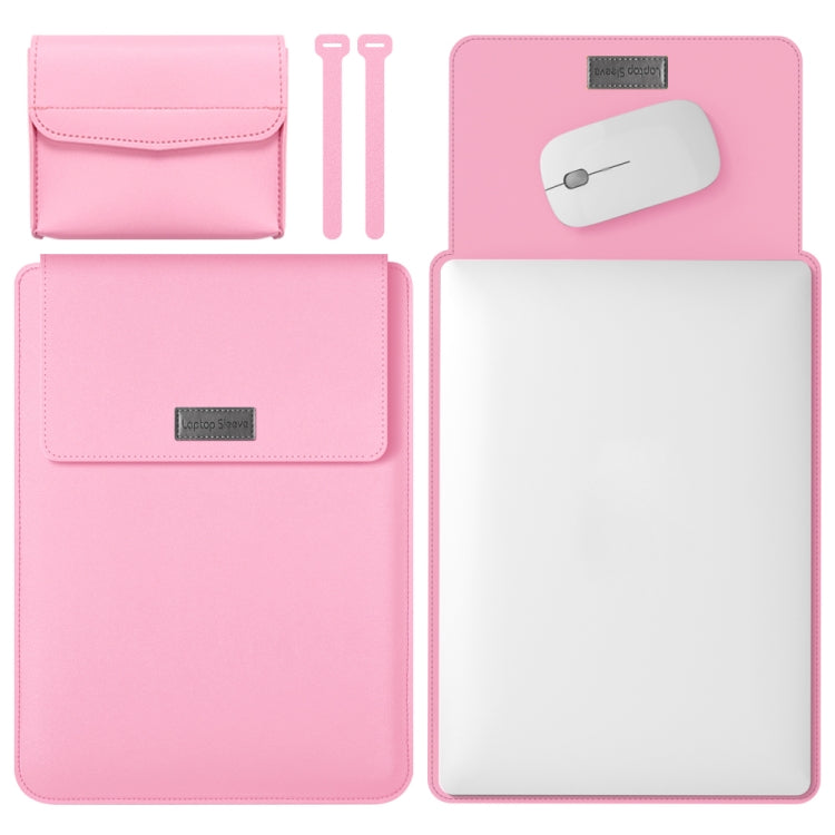 4 in 1 Leichte und tragbare Leder-Computertasche, 11/12 Zoll, 13/14 Zoll, 15.4/15.6/16.1 Zoll