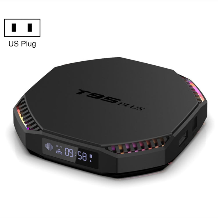 T95 Plus RK3566 Dual WLAN Bluetooth Smart TV Set-Top-Box, 4GB+32GB, 8GB+64GB, 8GB+128GB