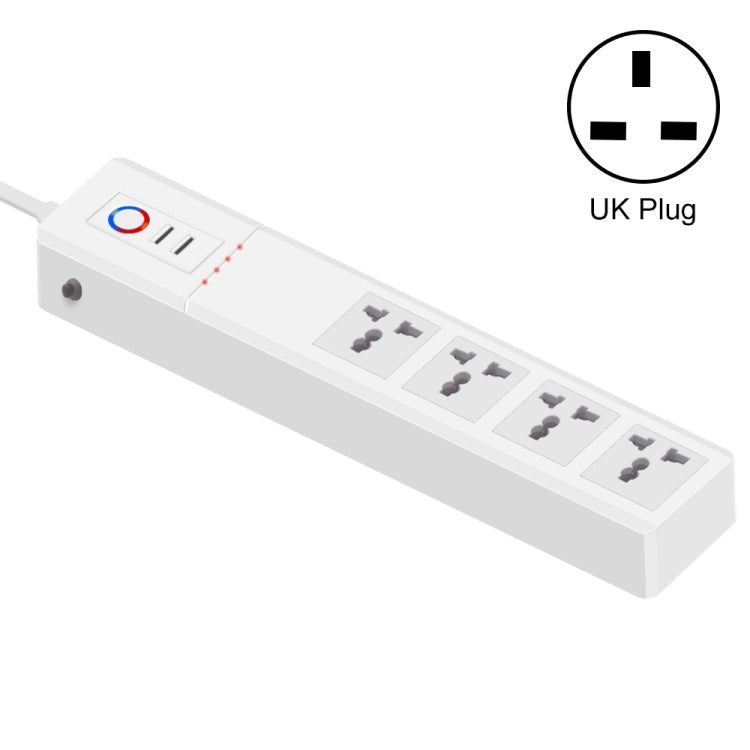 SM-SO306-M 4 Löcher + 2 USB Multifunktionale Smart Steckdosenleiste, ZigBee 10A, ZigBee 16A, WiFi 10A, WiFi 16A