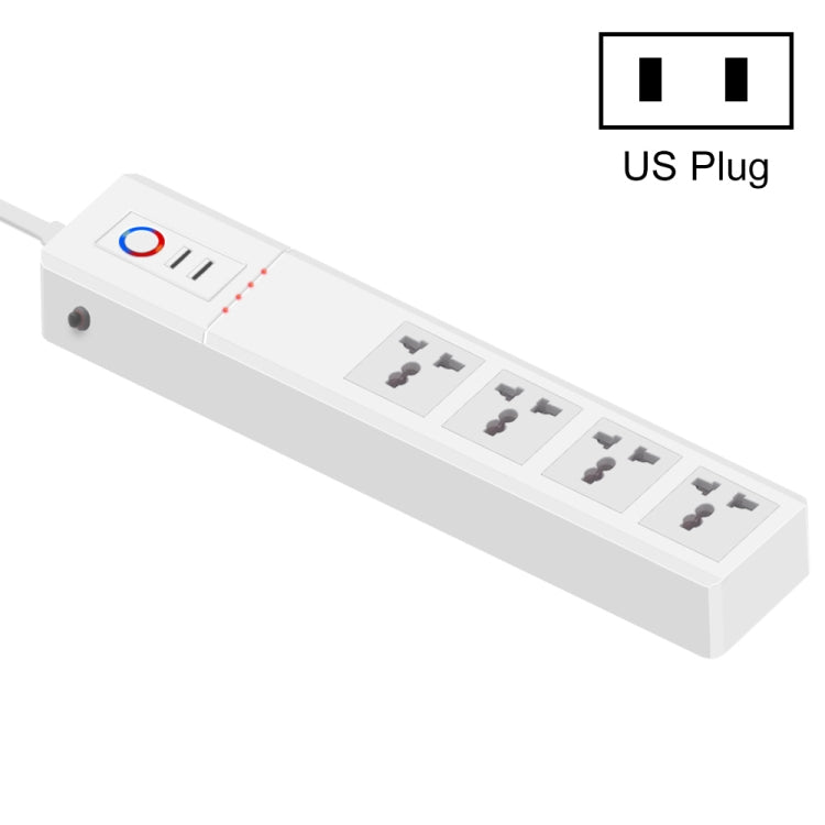SM-SO306-M 4 Löcher + 2 USB Multifunktionale Smart Steckdosenleiste, ZigBee 10A, ZigBee 16A, WiFi 10A, WiFi 16A