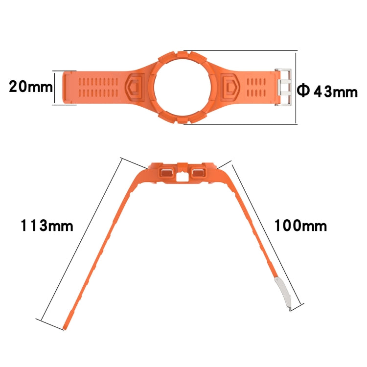 Integriertes Silikonarmband, Für Samsung Galaxy Watch4 40mm, Für Samsung Galaxy Watch4 44mm