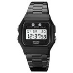 SKMEI 1952 Harzspiegel ABS-Gehäuse Wasserdichte Elektronische Uhr