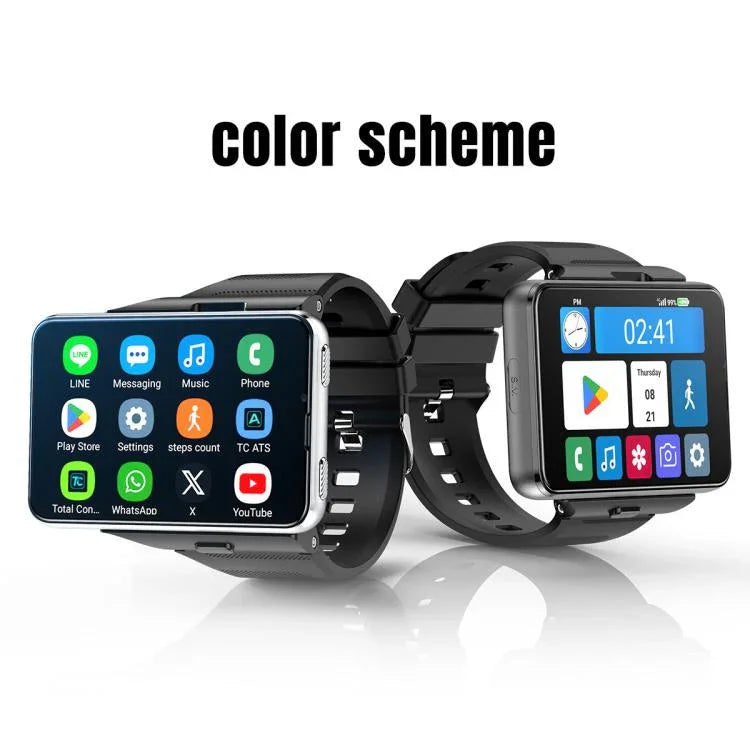 S999 2,88 Zoll TFT-Bildschirm 4G Smartwatch, Android 11 4 GB + 64 GB