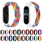 Adjustable Nylon Braided Elasticity Watch Band, For Xiaomi Mi Band 7