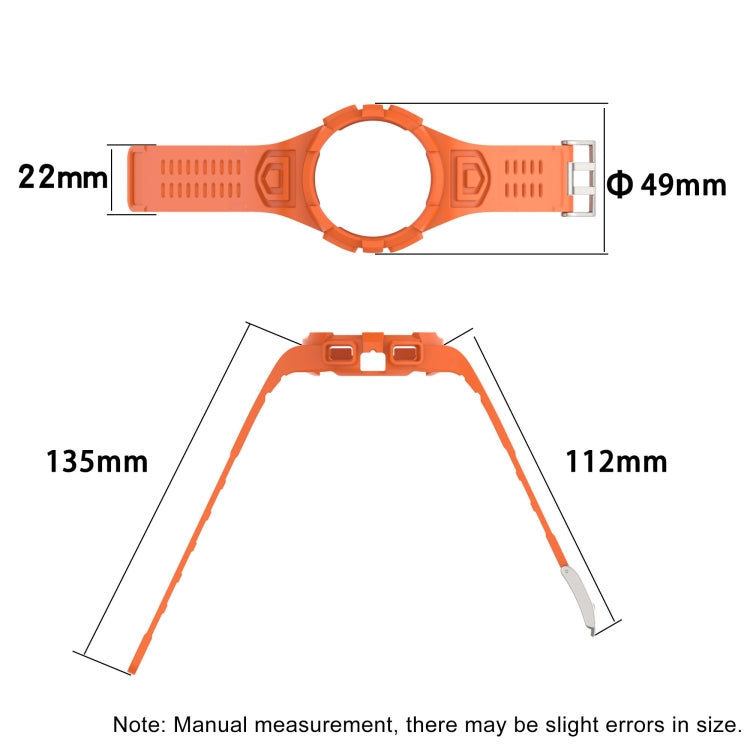 Integriertes Silikonarmband für Samsung Galaxy Watch4 Classic 46mm