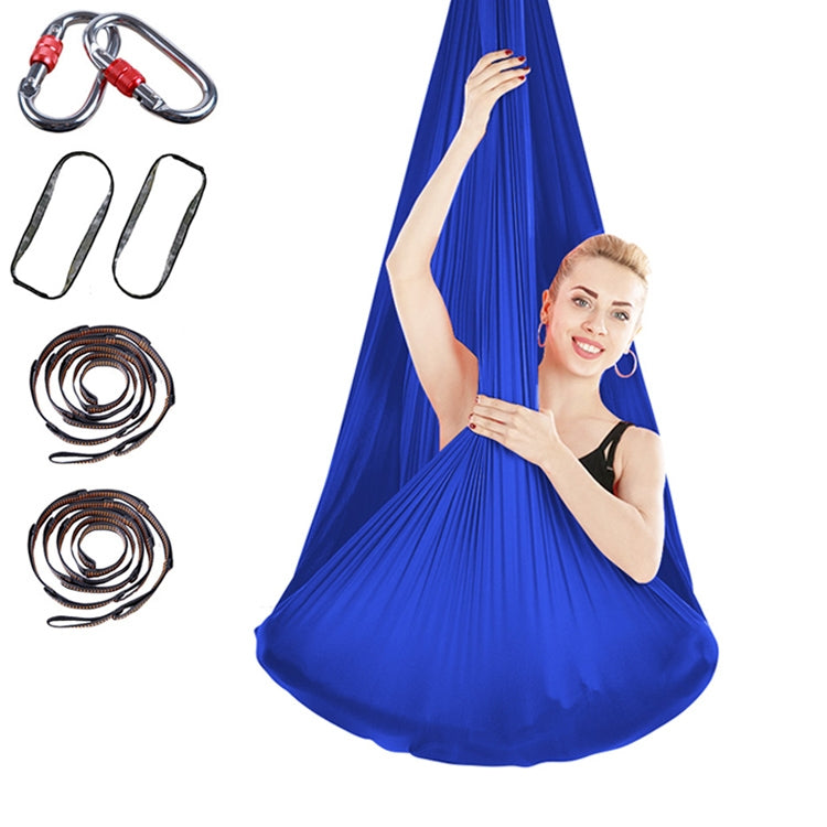 Indoor Anti-Schwerkraft Yoga knotenfreier Aerial Yoga Hängematte mit Schnalle / Verlängerungsgurt, Größe: 400x280cm
