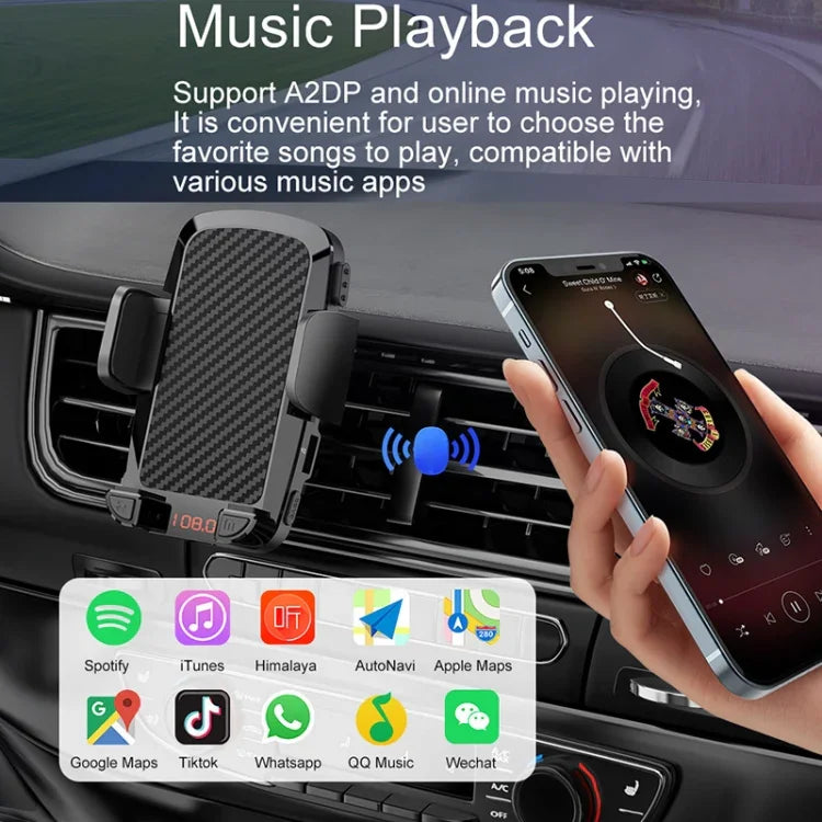 C1 Bluetooth 5.0 MP3-Player mit FM-Transmitter und Lüftungshalterung, C1