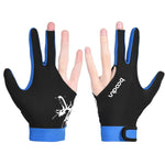 BOODUN M050912 Dünne, atmungsaktive Billardhandschuhe mit drei Fingern für Herren und Damen, M, L