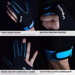 BOODUN M050912 Dünne, atmungsaktive Billardhandschuhe mit drei Fingern für Herren und Damen, M, L