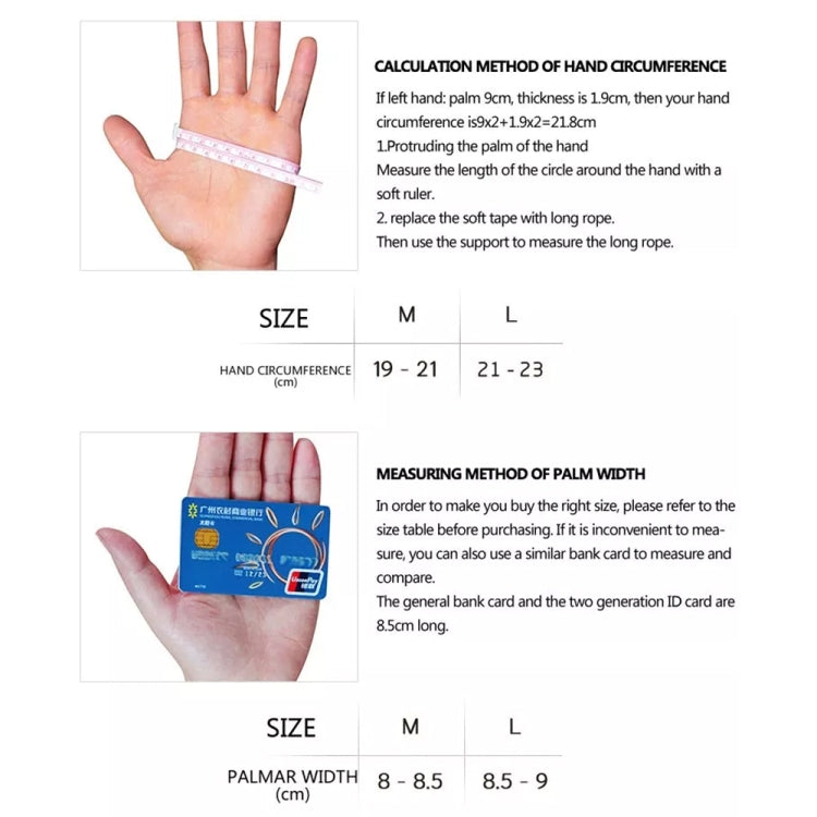 BOODUN M050912 Dünne, atmungsaktive Billardhandschuhe mit drei Fingern für Herren und Damen, M, L