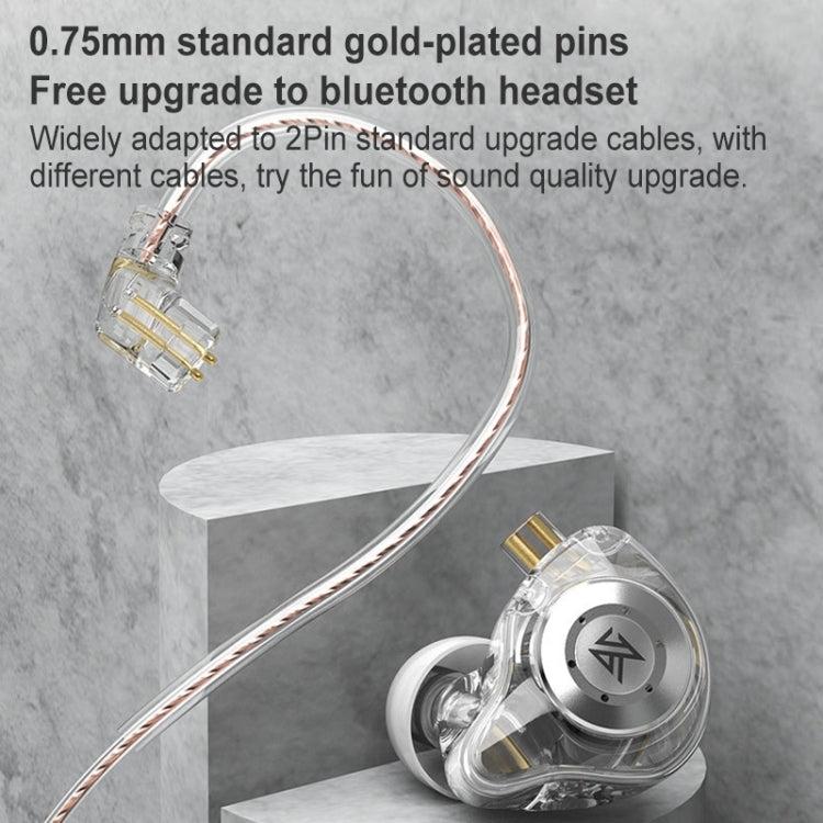 KZ-EDX PRO Dynamische HiFi In-Ear Sport Musik-Kopfhörer, Mit Mikrofon, Ohne Mikrofon